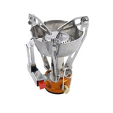 Camping Gas Stove Portable Mini Stove Ignition Adjustable Valve for Outdoor Backpacking Hiking Cooking