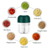 Multi-function Electric Meat Grinder Garlic Masher Artifact Portable Meat Grinder Garlic Masher Egg Beater  Kitchen Aid Mixer
