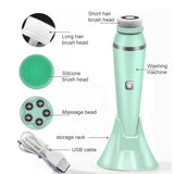 USB Rechargeable Face Cleansing Brush Electric Facial Cleanser Facial Massager Cleaning Brish Skin Care Tools Beauty Products