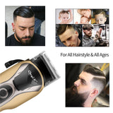 Professional Hair Clippers Barber Haircut Sculpture Cutter Rechargeable Razor Trimmer Adjustable Cordless Edge for Men