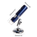 HD 1080P WiFi Microscope 1000X Magnifier for Android iOS iPhone iPad Windows MAC