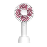 A20 Handheld Fan USB Charging Fan Mini Fan Student Gale Silent Three-speed Adjustment Desk Table Fan With Base