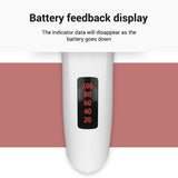 Women 4-in-1 Electric Shaver Set Epilator Hair Removal Device Foot Grinder Set with Battery Status Display A7