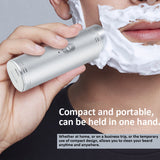2021 Professional Electric Beard Trimmer Shaver For Men Rechargeable Painless Beard Trimmer Machine Waterproof Mini Beard Shaver