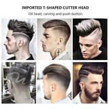 Rechargeable T9 Hair Clipper Professional Baldheaded Electric hair Cordless Shaver Trimmer Men Barber Hair Cutting Machine