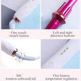 Spiral Curling Wand Rotating Hair Curler Automatic Hair Curling Iron Hair Waver Roller Ceramic Fast Heating Hair Crimper Newest