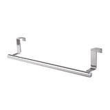 2 Size Towel Racks Over Kitchen Cabinet Door Towel Rack Bar Hanging Holder Bathroom Shelf Rack Home Organizer Long Wall Hook