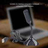 Universal USB Mini Desktop Speech Microphone Computer Mic Stand For PC Laptop Notebook Accessories Desk Microphones TXTB1