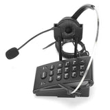 Corded Telephone with Headset Call Center Telephone with Omnidirectional Microphone Headset for Office Home Call Center Phone