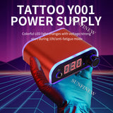 Colorful LED Light Tattoo Power Supply Anti-fatigue Model 0-18V Supplier for Tattoo Pen Machine LCD Screen Fashion Dropshipping