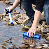 Water Bottle Made of Tritan with Water Filter Lockable Lid BPA Free Water Purifier Bottle for Travel Camping Travel Emergency