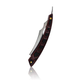Folding Wooden Handle Scraper Shaving Knife Razor Stainless Steel Men
