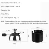 Portable coffee stove Wind proof outdoor gas burner camping stove tourist Mocha siphon pot specially equipped with gas furnace