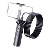 F280 Dual Lens Camera WIFI Inspection Endoscope HD1080P 8MM Rigid Cable Sanke Tube 9LED Waterproof Borescope for Android Iphone