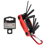 8 in 1 Multifunctional Bicycle Tire Repair Tools Kit Folding Multitool with Screwdriver Hexagon Wrench Riding Cycling Equipment
