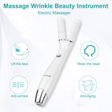 Massage Wrinkle Beauty Instrument Electric Massager for Removing Face Eyes Neck and Head Wrinkles Smooth The Skin