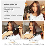 Steam Hair Straightener Four-gear Temperature Adjustable Hair Curler Flat Iron Ceramic Electric Hot Comb for Straightening Comb