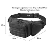Outdoor Tactical Gun Waist Bag Holster Chest Military Combat Camping Sport Hunting Athletic Shoulder Sling Gun Holster Bag X261A