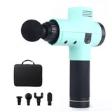 Muscle Massage Gun Sport Therapy Massager Body Relaxation Pain Relief Slimming Shaping Massager 4 Heads With Bag