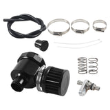 Blow Off Valve Kit Performance Filter Black Turbo Splitter Valve Dump Valve Kit for Polaris RZR Xpt 16-2021 Turbo Billet