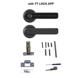 Smart Digital Lever Home Security Electric Fast Unlock Fingerprint Door Lock Phone APP Keyless Entry Easy Install Biometric