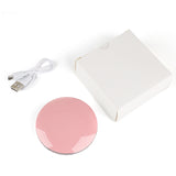 Portable LED Makeup Mirror 3 Dimmable Touch Brightness Beauty Rechargeable Mini Round LED Vanity Cosmetic Mirrors For Gift