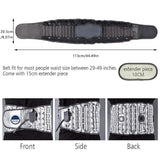 Belt Care Physio Decompression Health Brace Support Back Relief Waist Lumbar Traction Backache Heat Therapy Pain Massager Parent