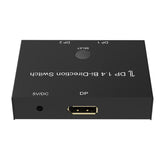 Dp Version 1.4 8K@60Hz 1-In-2 2-In-1 Two-Way Conversion Switcher Converter Computer Tv Projector Display Switch