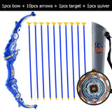 Kids Shooting Outdoor Sports Toy Bow Arrow Set Plastic Toys For Children Outdoor Funny Toys With Sucker Gifts Set Kids Toy