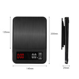 Precision Electronic kitchen scale 5kg/0.1g 10kg/1g LCD Digital Drip Coffee Scale with Timer weight Balance Household scale