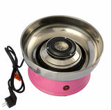 Pink Color Cotton Candy Maker Candy Floss Machine Spun Sugar Processor