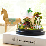 CUTEBEE Doll House Miniature DIY Dollhouse With Furnitures Wooden House For Children Birthday Gift Mood for Love Toys   B015