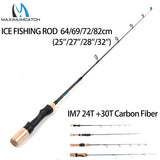Maximumcatch Lightweight Ice Fishing Rod IM7 Carbon Fiber Winter Fishing Pole Fishing Rod Spinning Fishing Tackle