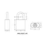 Electronic Lock With Unlock Records, Smart Lock Without Power, Padlock For Warehouse, Passive Electronic Smart Lock