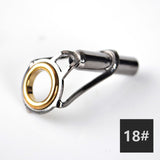 5PCS/Lot Fishing Rod Top Guide 1.6mm-4.6mm Fishing Tackle Rod Tip Repair Kit DIY Eye Rings Tool Accessories