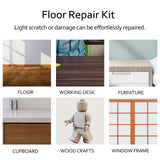 Laminate Repairing Kit Floor Kit Wood Board Repairs Tool Kit Wooden Floor Scratches Mending Utility Tool Kit with 11 Wax Blocks