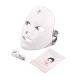 Led Mask Face Massager 7 Colors LED Light Therapy Korean Masks Skin Care Spa Rejuvenation Anti Aging RF Facial Lifting Device