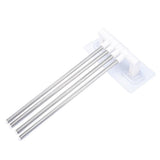 Anti-Rust Stainless Stainless Steel Rotating Towel Bath Rack Towel Holder Rail Hanger Bathroom Swivel Mounted Wall 4 Bars X5K3