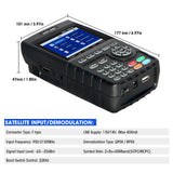 WS-6916 Digital Satellite Finder Meter HD Digital Satellite TV Finder Digital Satellite Signal Finder with Carrying Pouch&amp;Strap