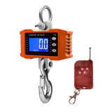 Digital Hanging Scale with Remote Control 1000kg/ 2204lbs Portable Heavy Duty Crane Scale LCD Backlight Industrial Hook Scales