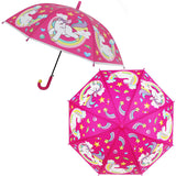 Kids Umbrella Unicorn Transparent Umbrellas Children Laser Umbrella Cute Cartoon Alpaca Girl Umbrellas Sakura Dropshipping