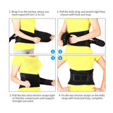 Adjustable Posture Therapy Lumbar Brace Belt Lower Back Brace With Support Belt For Men Women Double Compression Nursing Belt M