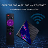 4K HD Smart Set-Top Box V8 RK3228A 2.4G WIFI Network Media Player TV Box Android Home Remote Control 3D Games