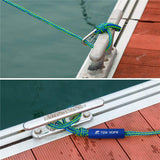 Premium Dock Lines Heavy Duty Braided Line Marine Rope for Jet ski, watercraft Boat, Kayaking, Marine Ropes with stainless clip