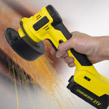 0-12000rpm Angle Grinder Electric Grinding Tool Polisher Cutter for Cutting Polishing Ceramic Tile Wood Stone Steel