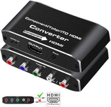 HDMI-compatible 4K 60Hz Video Audio Converter Adapter For DVD PSP Xbox PS2 to HDTV Monitor 5RCA RGB To HDMI-compatible