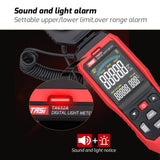 TASI TA632A LCD Digital Light Meter Digital Lux Meter Illuminometer Luminometer Photometer Luxmeter Light Meter 0-200000 Lux
