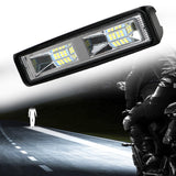 2Pack 16LED 48W LED Work Light Bar IP68 Waterproof Car Headlights Assembly 12-24V Spot Beam Lamps For Truck ATV SUV DRL Off Road