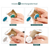2-IN-1 Mini Portable Electric Nail Polisher Nail Polishing Sanding Manicure Nail File Gel Nail Polish UV Light Curing Nail Dryer