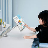 Desk Clamping Aluminum Reading Book Stand Multi-angle Adjustable Reading Book Bracket Table Camping Book Holder Tablet Stand
